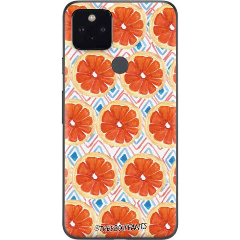 Bouffants and Broken Hearts Citrus Geo Google Pixel 4a 5G Skin